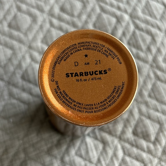 Copper Starbucks cold brew cup - Picture 5 of 6